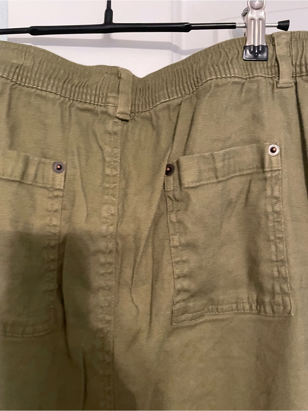 Nicole Miller Olive Green Maxi Straight Skirt - Picture 6 of 7
